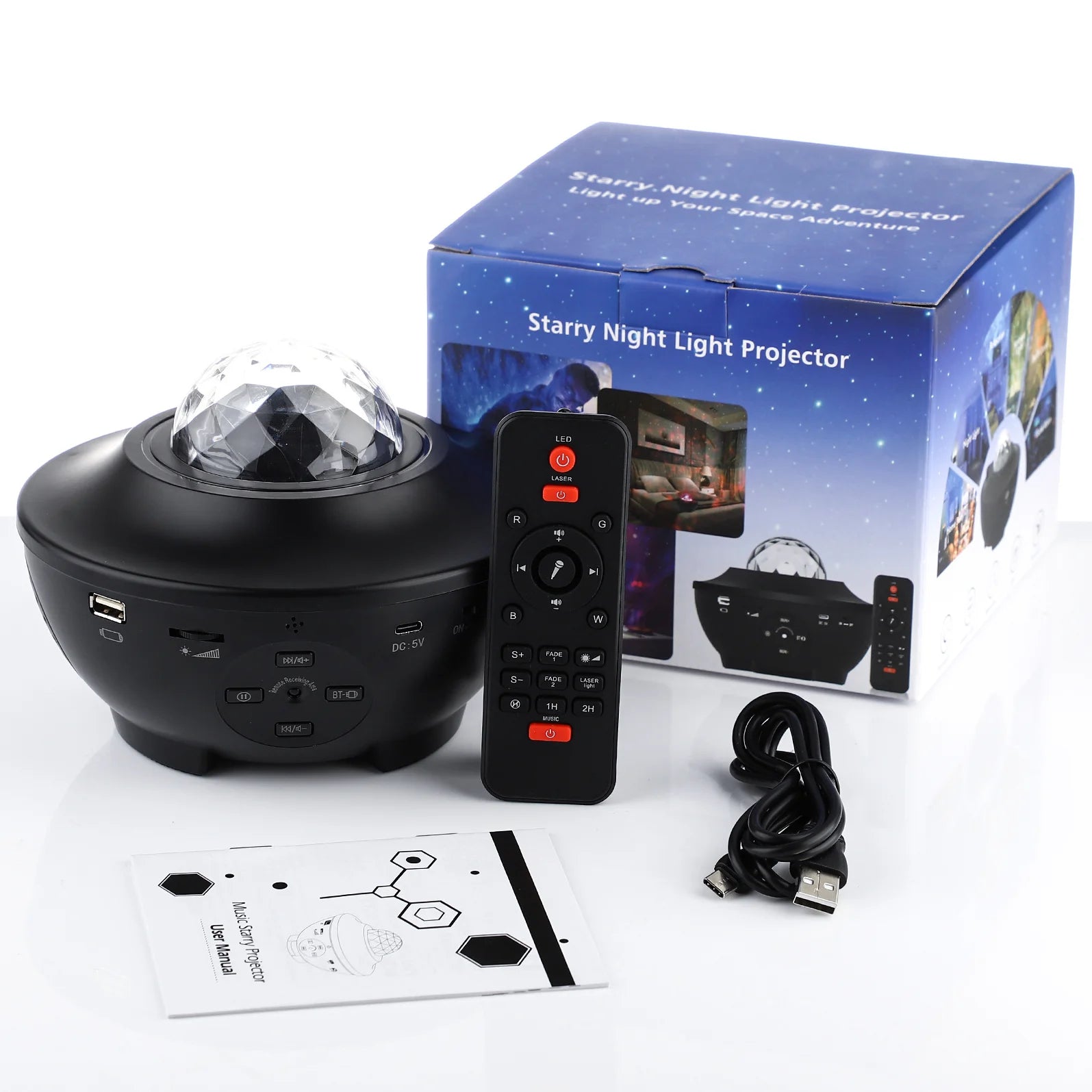 Galaxy Projector With Speaker