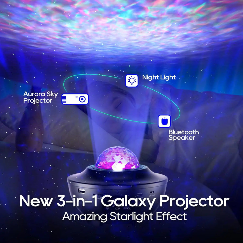 Galaxy Projector With Speaker