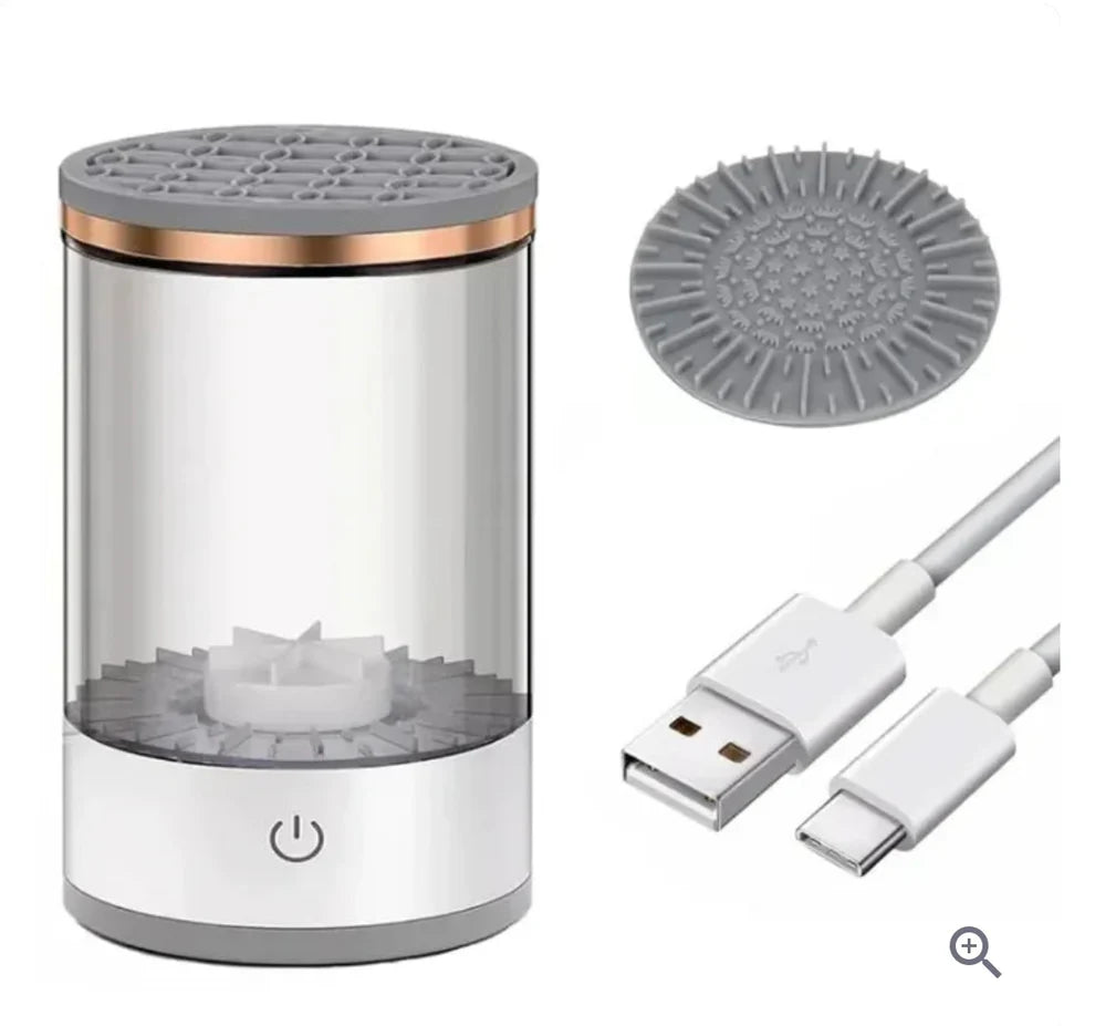 Electric brush cleaner