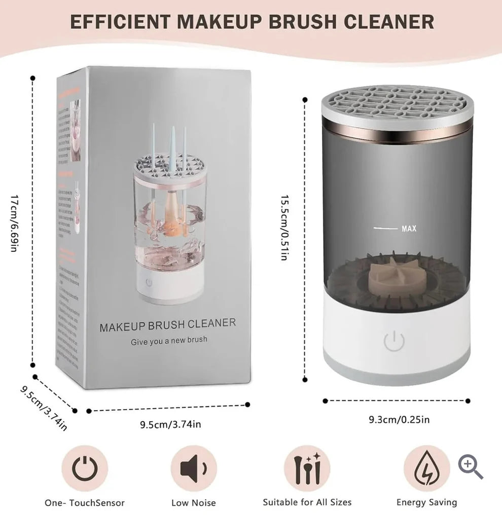 Electric brush cleaner